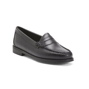 GH BASS Black Leather Whitney Easy Weejun Flats